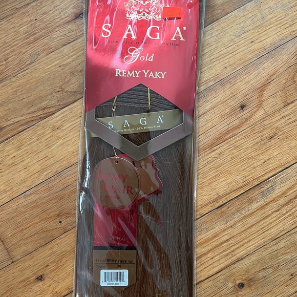 SAGA Remy Human Hair Weft 14” color-30 - Picture 3 of 3